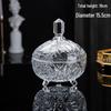 Qianxing Glass Footed Candy Jar