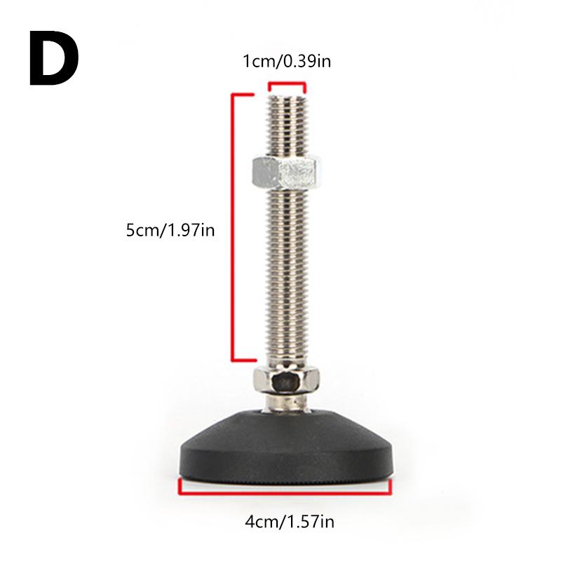 Furniture Support Leg Universal Joint Adjustable Table Foot Pad Mat Nylon Furniture Feet Pads Non Slip Chair Leg Base Protector