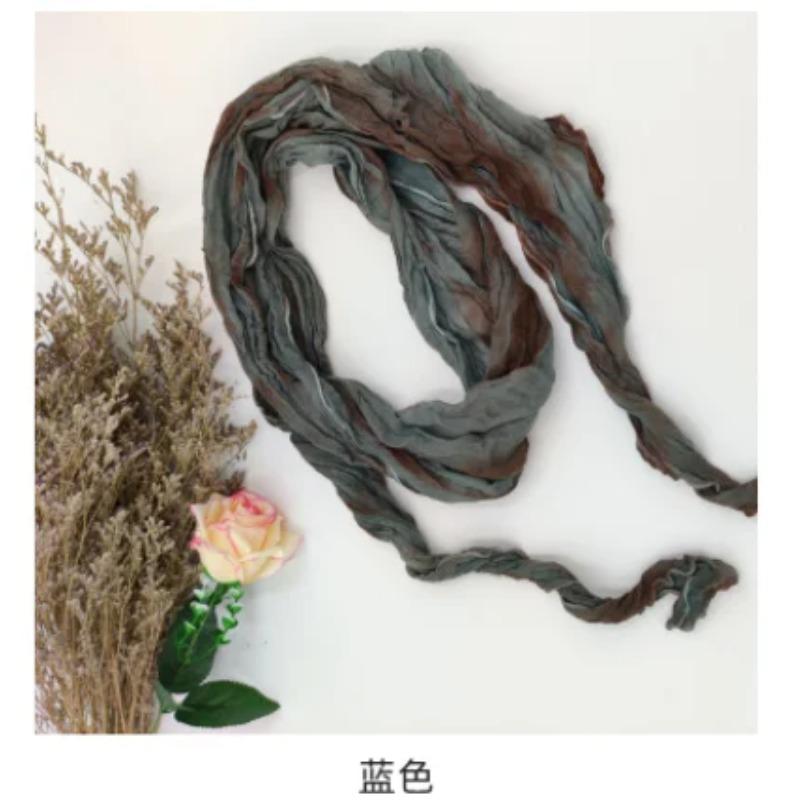 New Tie-dyed Irregular Color Womens Wear Scarf Womens Wear Scarf Autumn Winter Fashion Scarf Warm Silk Scarf Wraps Scarves Shawl