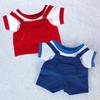 COZENTA Plush Doll Clothes Set (Overalls, Skirt, and T-Shirt) (20cm, Yellow)