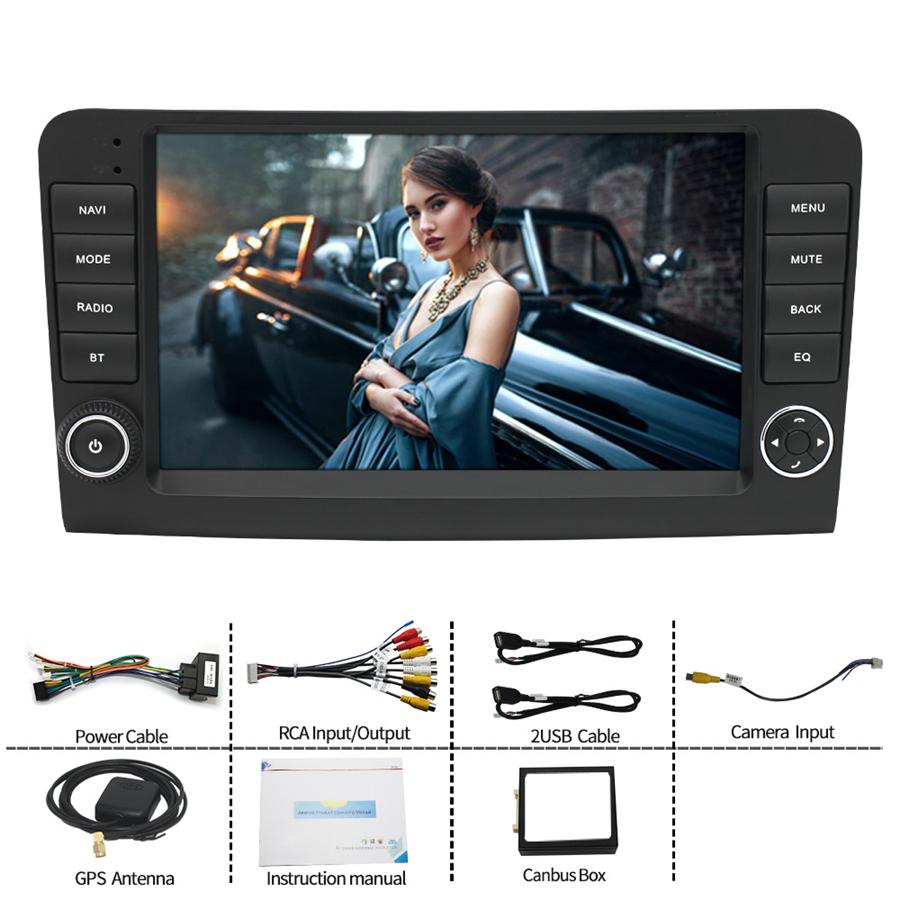 Car Radio Stereo With Outer Frame For Applicable Models & Years For Mercedes-benz M-class W164 2005-2011
