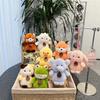 Short Plush Cat Plushie With Hanging Rope For Desk Decor And Kids Room