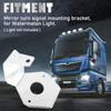 2PCS Watermelon Light Mount Brackets Stainless Steel Truck Trailer RV Campers Bus Mirror Turn Signal Angled Bracket Holder