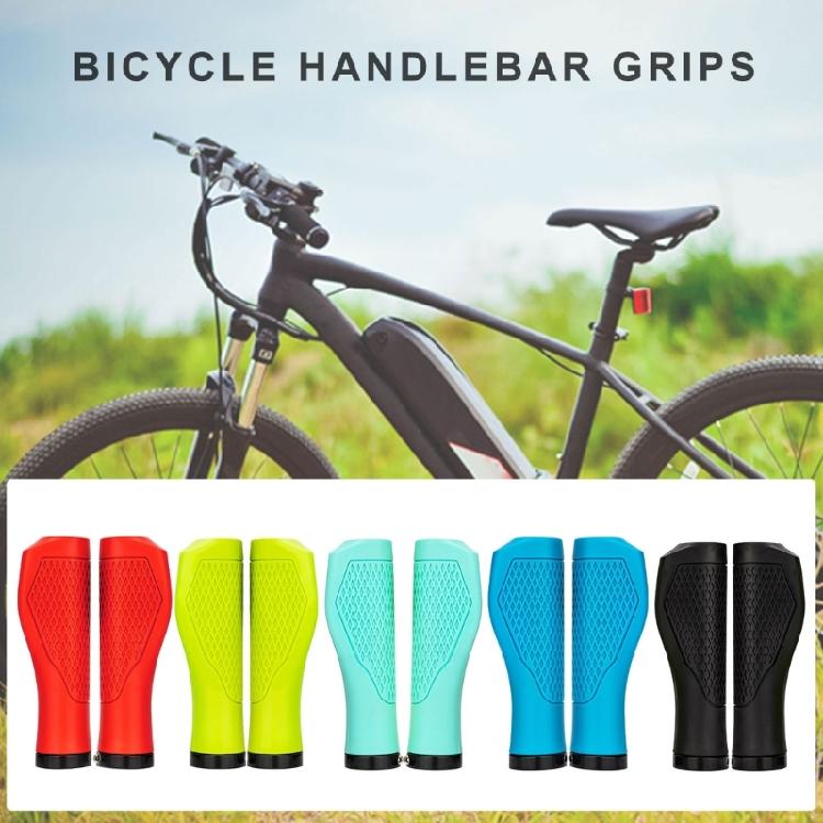 Nonslip Cycling Handle Grips Mountain Bike Handlebar Grips Replacement Cycling Handle Grips with Aluminium Locks