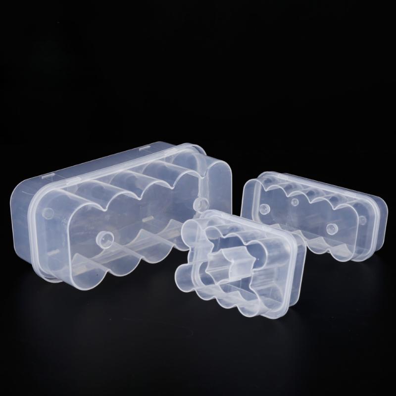 3ML/10mL 10-Slot Vial Storage Case Plastic Stackable Microtube Storage Box Clear Freezer Tube Box Diabetic Supplies