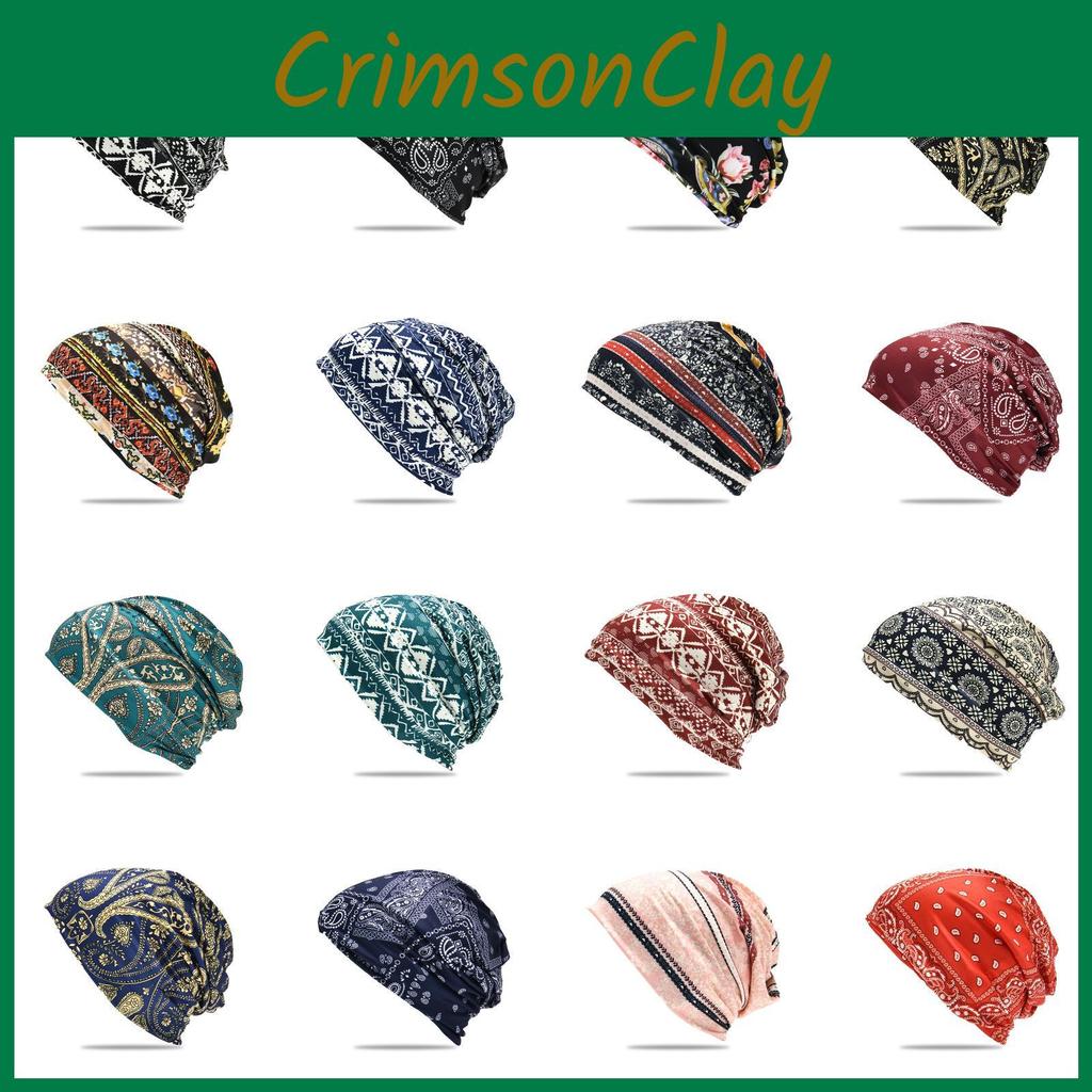 Hat Headscarf Printing Outdoor Breathable Warmth Bean Cap Unisex Fashion Hat
