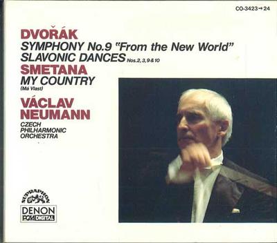 CD VACLAV NEUMANN - Dvorak:symphony No.9''from The New CO3423 NIPPON COLUMBIA Japan Obi Classical Used