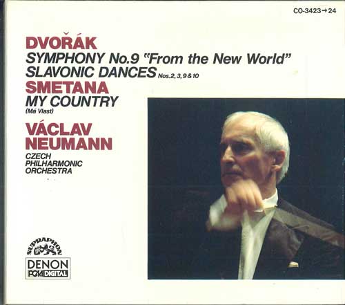 

CD VACLAV NEUMANN - Dvorak:symphony No.9 from The New CO3423 NIPPON COLUMBIA Japan Obi Classical Used