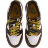 New Nike Dunk Abrasion Resistant Low Top Kids' Skateboarding Shoes White/Black/Animal Brown Teenagers HQ9294-100