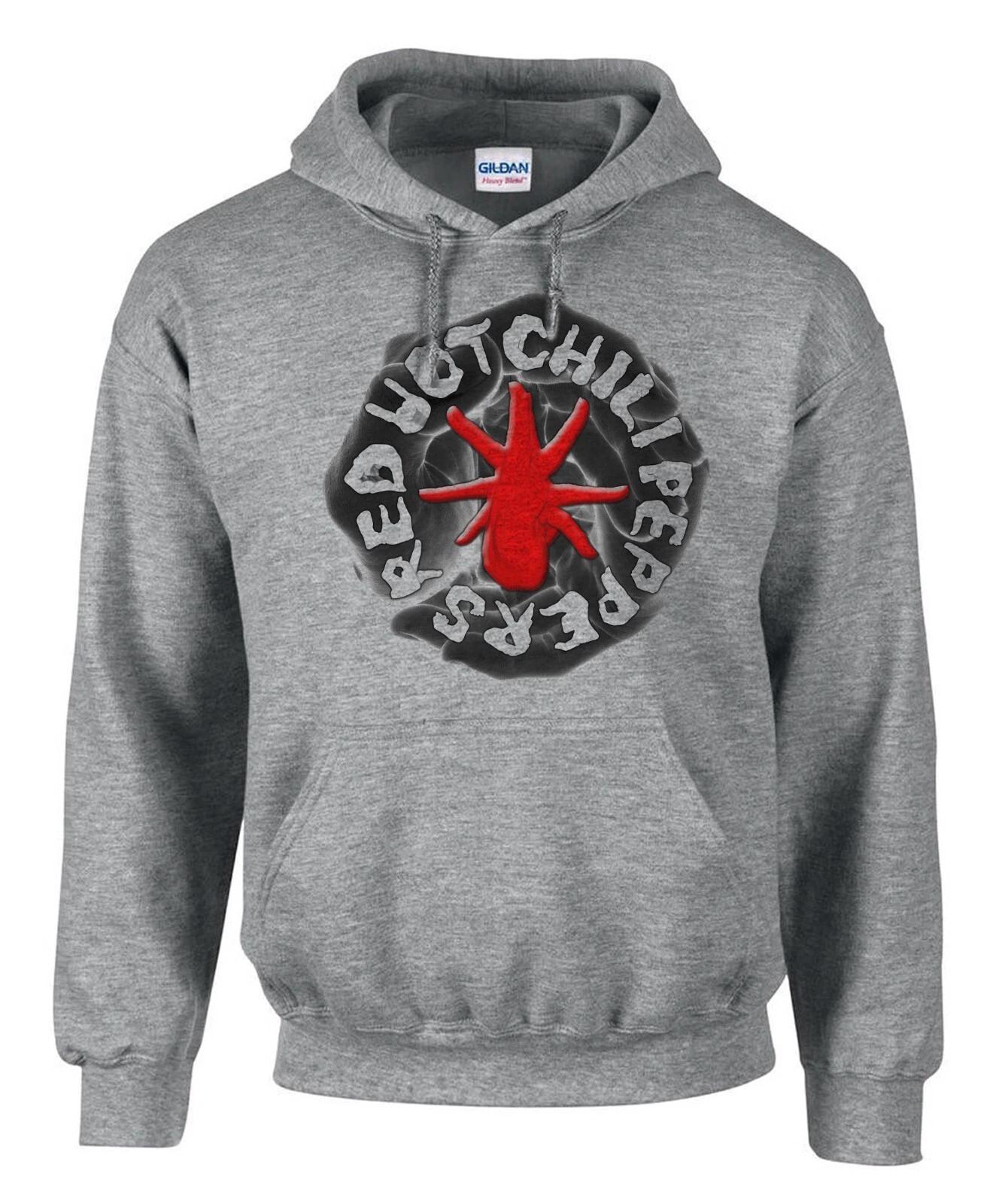 Red Hot Chili Peppers Rock Music Graue Hoodies Kapuzenpullover -3470 -Grau XXXXL