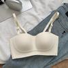 Seamless Strapless Bandeau Push-Up Bra for Women – Anti-Slip, Soft Support, Two-Way Wear