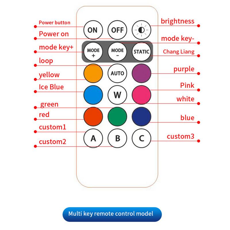 Wireless LED Drone Strobe Light for Motorcycle Car Bike Remote Control Anti-collision Warning Light Signal Light With Remote