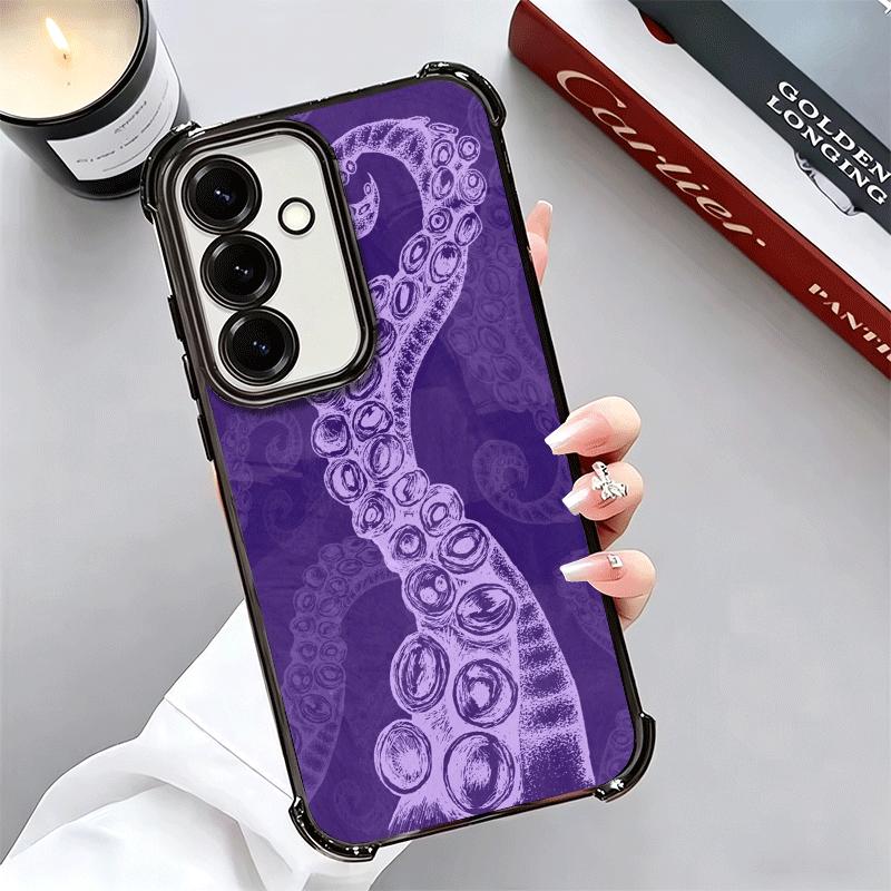 Octopus Tentacle Art Soft Phone Case For Samsung A17 A27 A07 A37 A57 A16 A56 A15 A55 A14 A54 A13 A53 A26 A36 A25 A35 A24 A34 A23