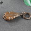 Antique Brass Mythical Beast Pi Xiu Statues Retro Copper Ring Brings wealth Small Statue Desktop Decoration Accessories Ornament