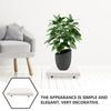 Square Plant Dolly Thickened Rolling Planter Base Heavy Duty Tray Movable Pot Pallet Stand Indoor Outdoor Garden with Hidden