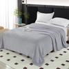 Solid Color Summer Sleep Blanket Skin-friendly Cover Blanket Multipurpose Flannel Blanket  Hotel