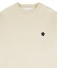 GRAVER [Unisex] Black Odd Flower Embroidered Sweatshirt_Cream