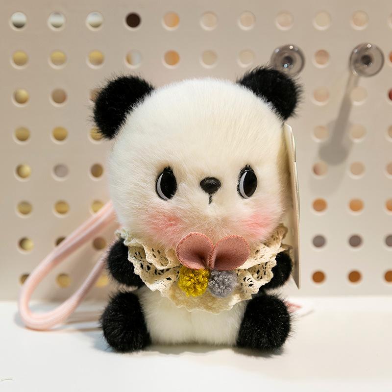 Pendentif de table en peluche petit diable mignon avec porte-clés décoration de sac de poupée animal de compagnie mignon pour fille
