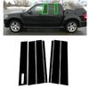 7PCS Polished Pillar Posts For Ford Explorer Sport Trac 2007 2008 2009 2010 Door Window Trim Cover Stickers Exterior Parts