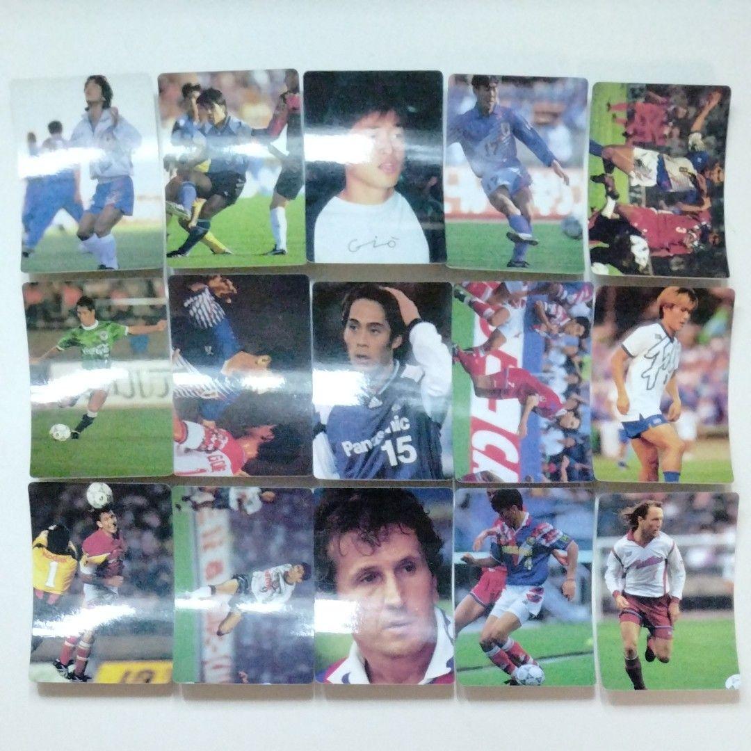 Used Soccer J League Card Japan National Team Tomoyoshi Miura Masashi Nakayama Hajime Moriyasu Zico Lineker