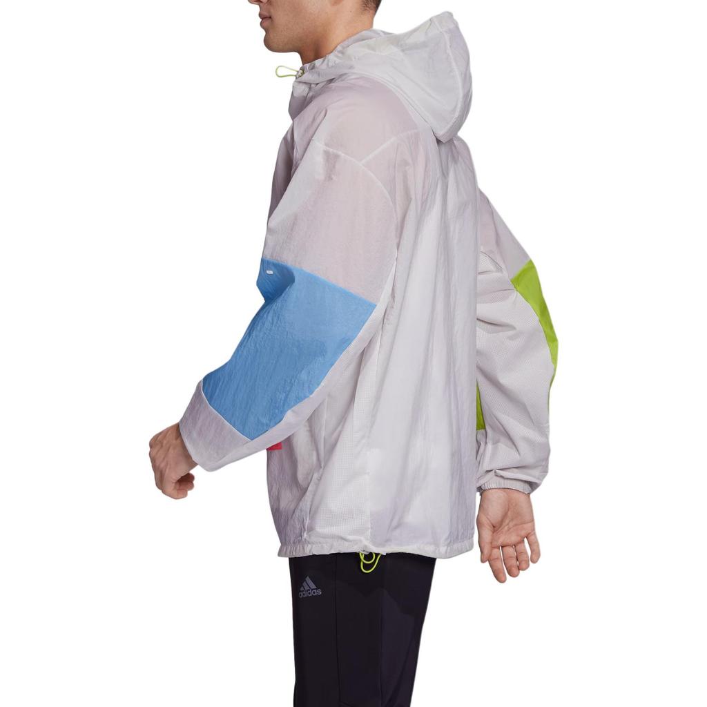 adidas Trail Running Ultra Light Rainproof Windbreaker Jacket Men's Track Gray GC8606