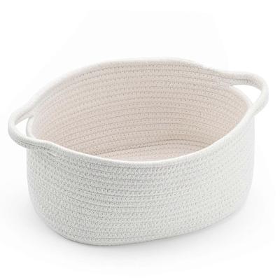 Sød Flettet Påskekurv Med Håndtag, Kurve Til Gaver Tomme, Gavebeholdere Til Lotteri Baby Shower Burr Kurv, Dekorativ Opbevaringsboks Til Sto