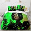 Game Valorant Neon Bedding Set Boys Girls Twin Queen Size Duvet Cover Pillowcase Bed Kids Adult Fashion Home Textileextile741