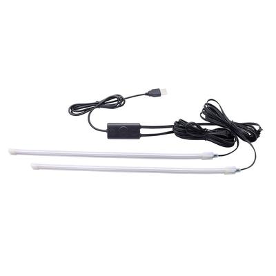 Tsuchiya Yac PF-380 Αξεσουάρ Αυτοκινήτου, Φωτισμός LED, Περιβάλλοντος, Σωλήνας Ουράνιου Τόξου, Φως, Λευκό/Μαύρο, 0,4 x