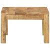 350321 vidaXL Table basse 55x55x35 cm Bois de manguier massif