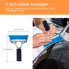 Luxiv Car Window Tint Application Tools Kit, 9 Pcs Vehicle Glass Protective Film Talling Tool, Squeegee Automotive Film Scrapers
