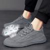 Spring and Autumn men breathable mesh surface men's flat outdoor walking shoes new lightweight comfortable casual sports shoes