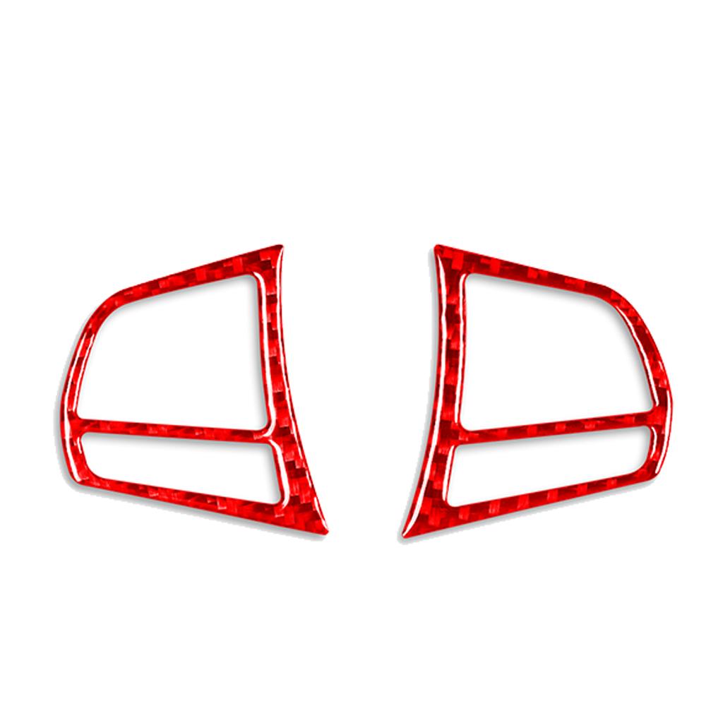 

Для BMW X3 F25 2011-2017 X4 F26 14-17 Карбоновый руль Панель Кнопка Декоративные полосы Украшение салона автомобиля красный