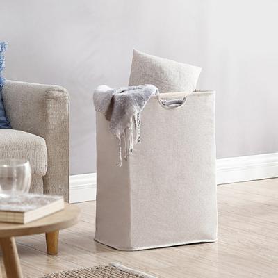 1PC Kapazität Lagerung Schmutzige Kleidung Korb Stoff Wäsche Korb Tragbare Lagerung Korb Haushalt Lagerung Box Tragbare