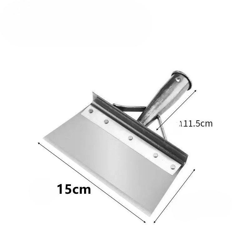 1 pz, Pala da Giardino in Acciaio Inossidabile, Multifunzionale e Senza Manico, Strumento da Giardino in Metallo per Diserbo, Pala per Pulizia Domestica da Giardino Esterno