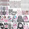 152 Pcs Cow Party Favors Supplies Include Cow Drawstring Goodie Bag Silicone Bracelets Cow Keychain Cow Stickers Spiral Notepads Bulk Inflatable