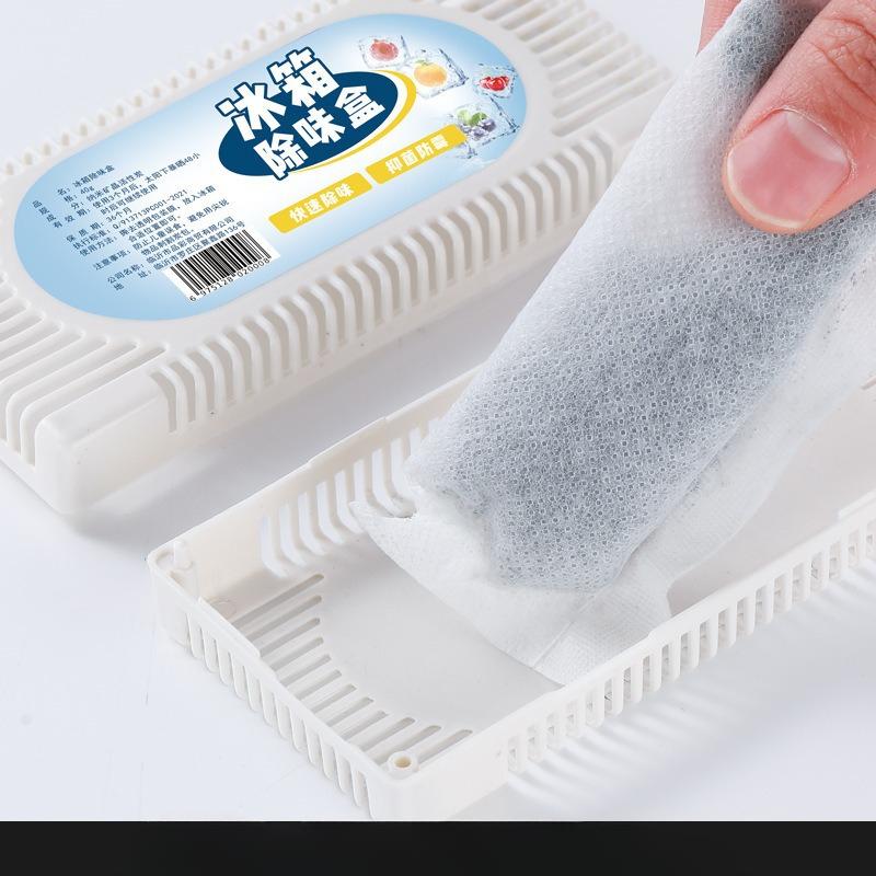 Kjøleskapsluktfjerner Husholdningsluktfjerner Oppfriskende Luktfjerningsboks Avfuktingsboks Luktfjerner