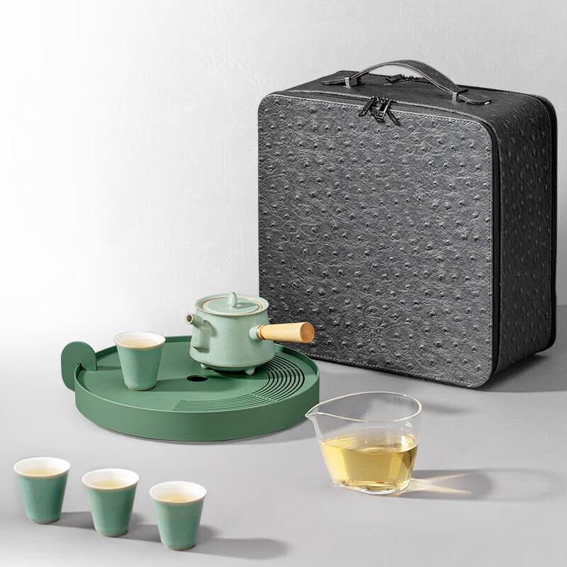 Wanqiantang Portable Ceramic Outdoor Camping Tea Set