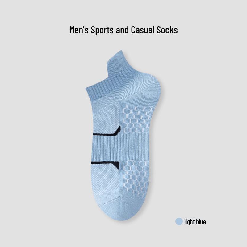 Atmungsaktive Baumwoll-Knöchelsocken für Herren - Hitzableitend, Abriebfest, Mesh-Sportsocken