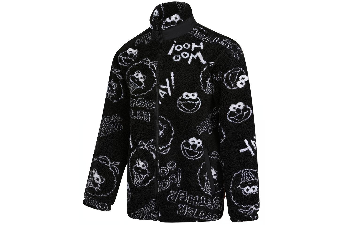Adidas Neo x SESAME STREET Jacket Unisex Black HD7299 S