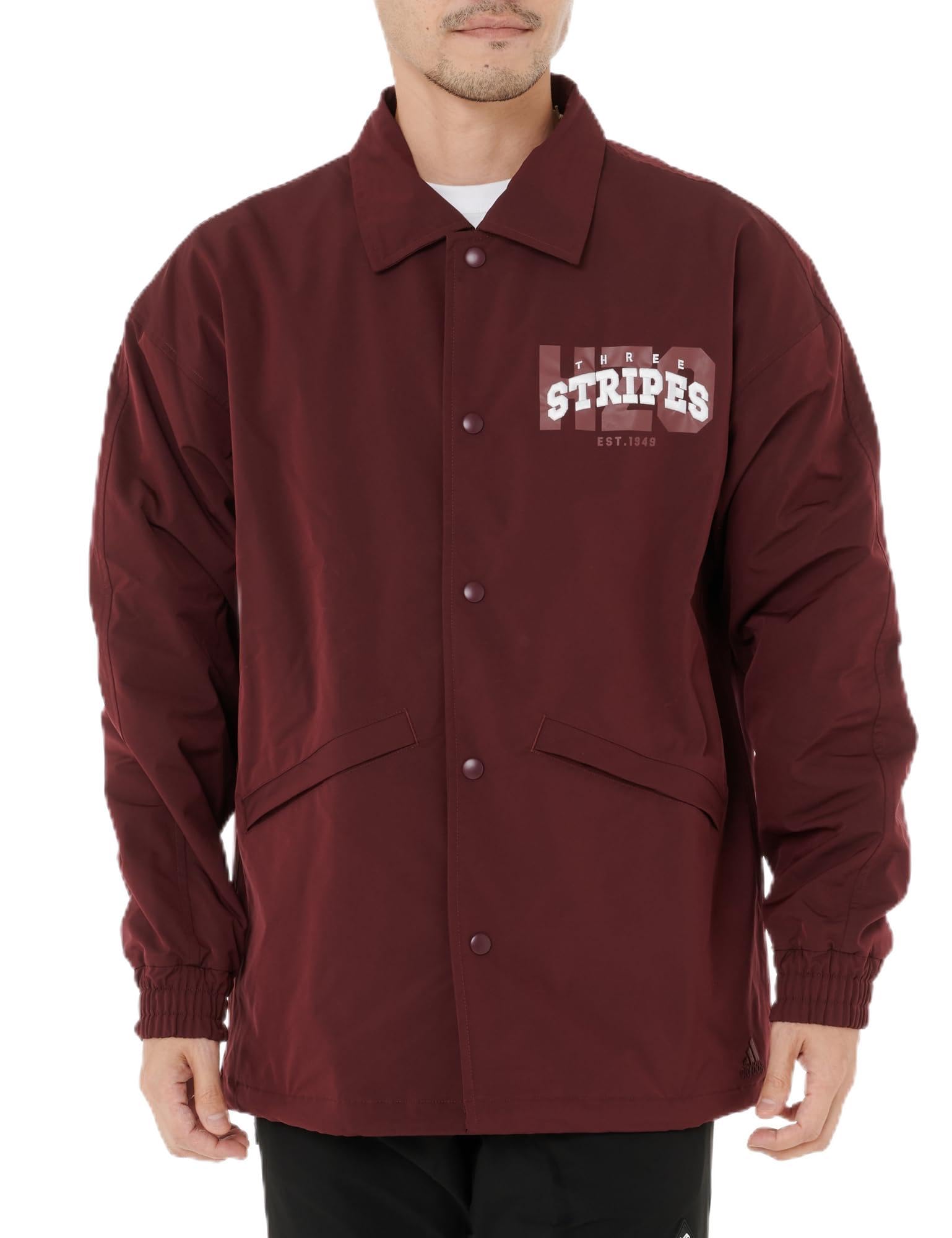 

Adidas CLG Coach Maroon Size L Men s Jacket, KWX87, (JG8560),