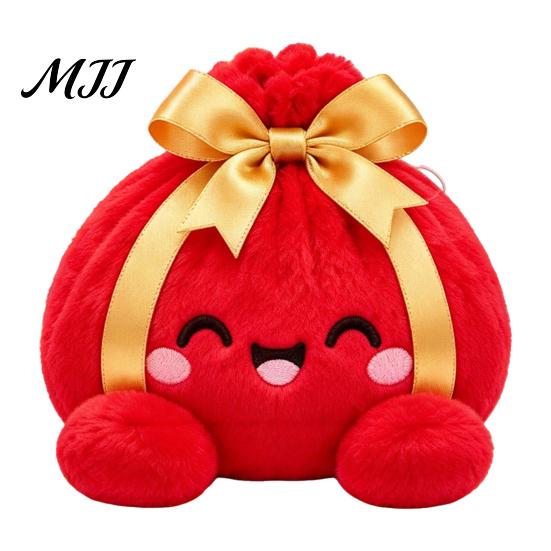 Office Desk Stress Relievers Giant Dumpling Plush Pillow, Cute Stuffed Steamed Bun Toy, Soft Unique Gifts for Friends Family Food Decompression Fidget
