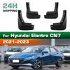 4 STÜCK Auto Schmutzfänger Spritzschutz Kotflügel Auto Schmutzfänger Kompatibel mit Hyundai Elantra CN7 2021 2022 2023
