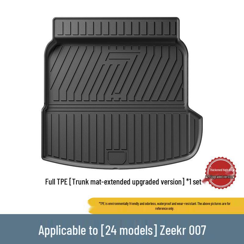 Eco-Friendly TPE Floor, Trunk, and Seat Back Mats for 2024-2025 Zeekr 007 GT