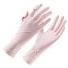 Sun Protection Gloves UV Proof Thin Summer Anti Slip Breathable Sunshade Driving and Riding Touch Screen Ice Silk Gloves for Men and Women
