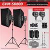 GVM SD80D Portable RGB Dual-Color LED Video Light Kit