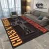 Guns n'roses band retro print carpet fashion home decoration non -slip carpet photography propsmal area rug birthday gift