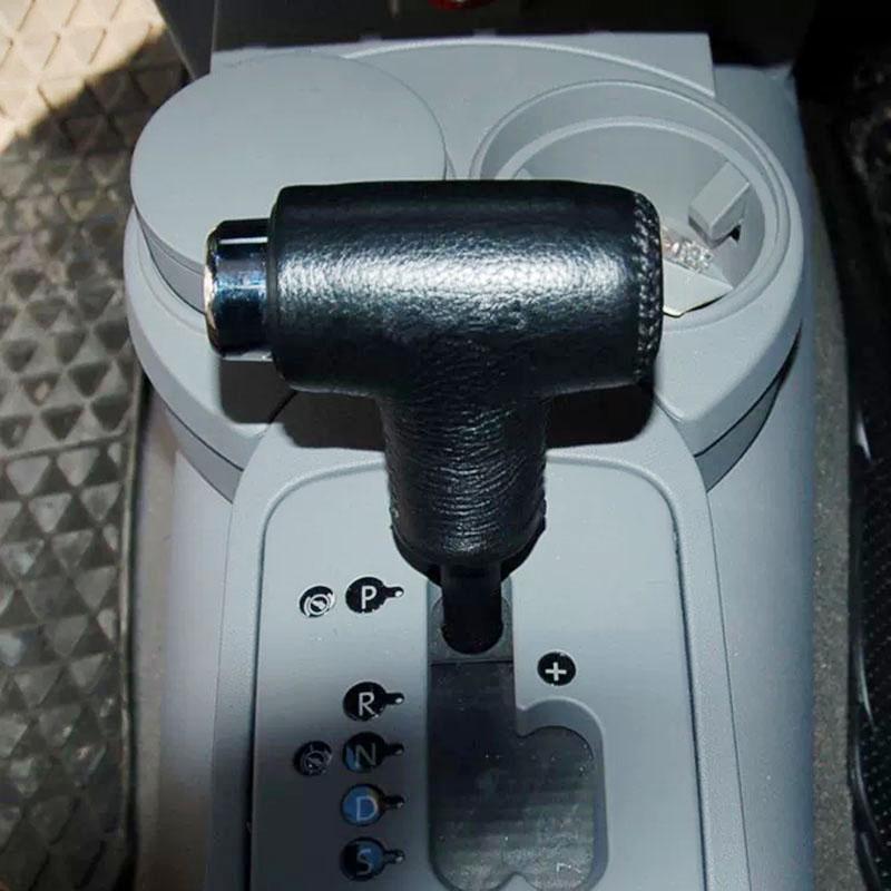 New Real Leather Gear Shift Knob Cover For Volkswagen Beetle 2004 2005 2006 2007 2008 2009 2010 2011 2012 Gear Ball Protector