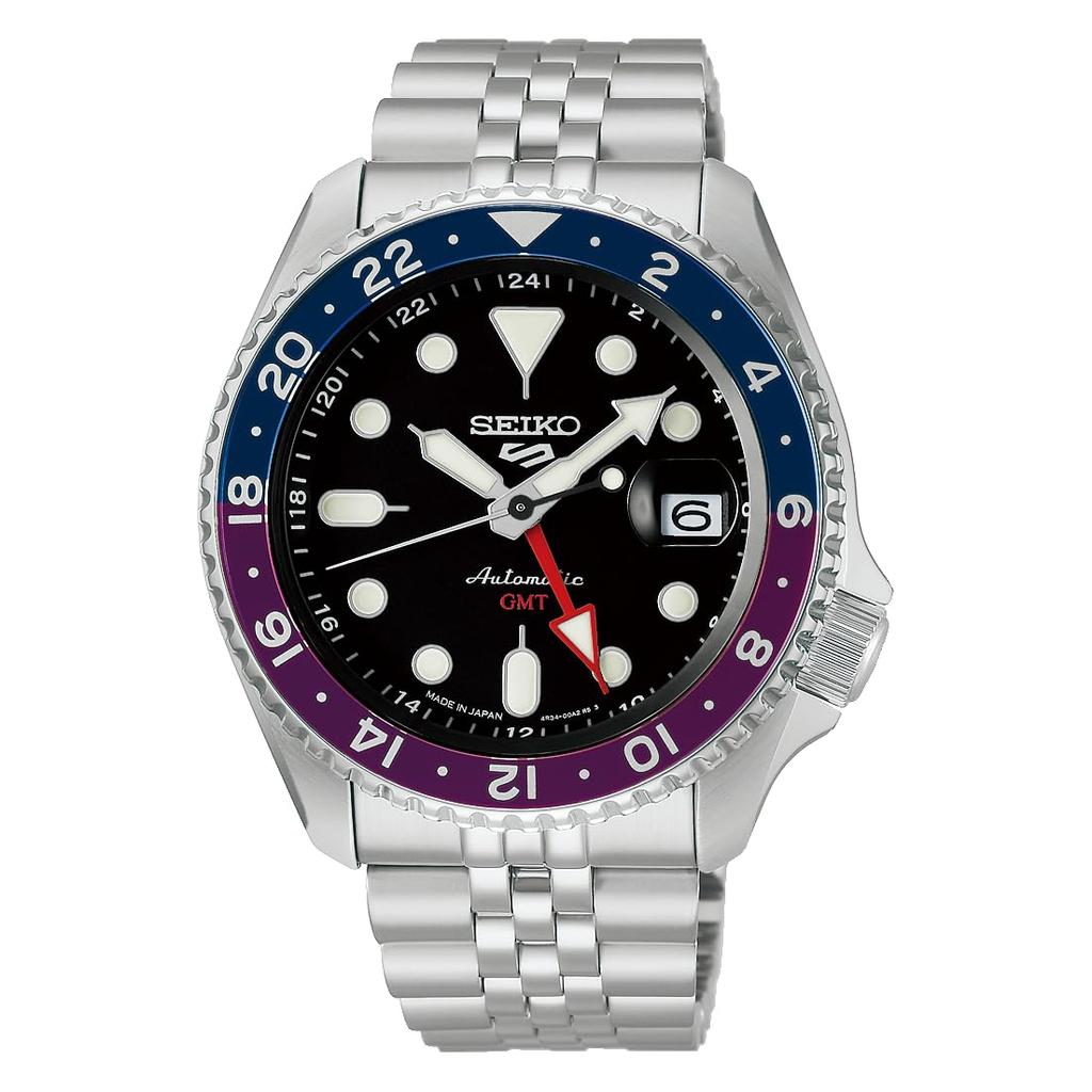 Seiko Watch Five Sports SKX GMT SBSC021 Silver Watch Men's