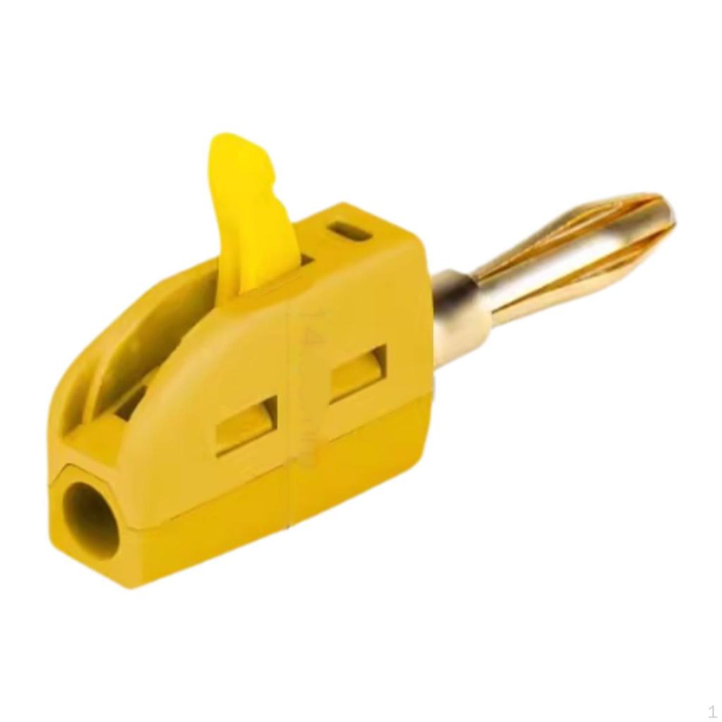 4 Mm Banana Plug, 250 V/32 A, High Strength, Stable Conductivity, Practical Stackable Mini
