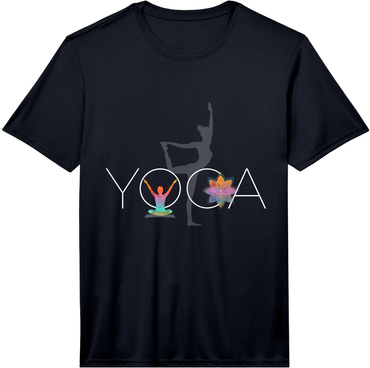 Yoga Meditation and Lotus Flower Relaxing Yogis Performance  Unisex T-Shirt S